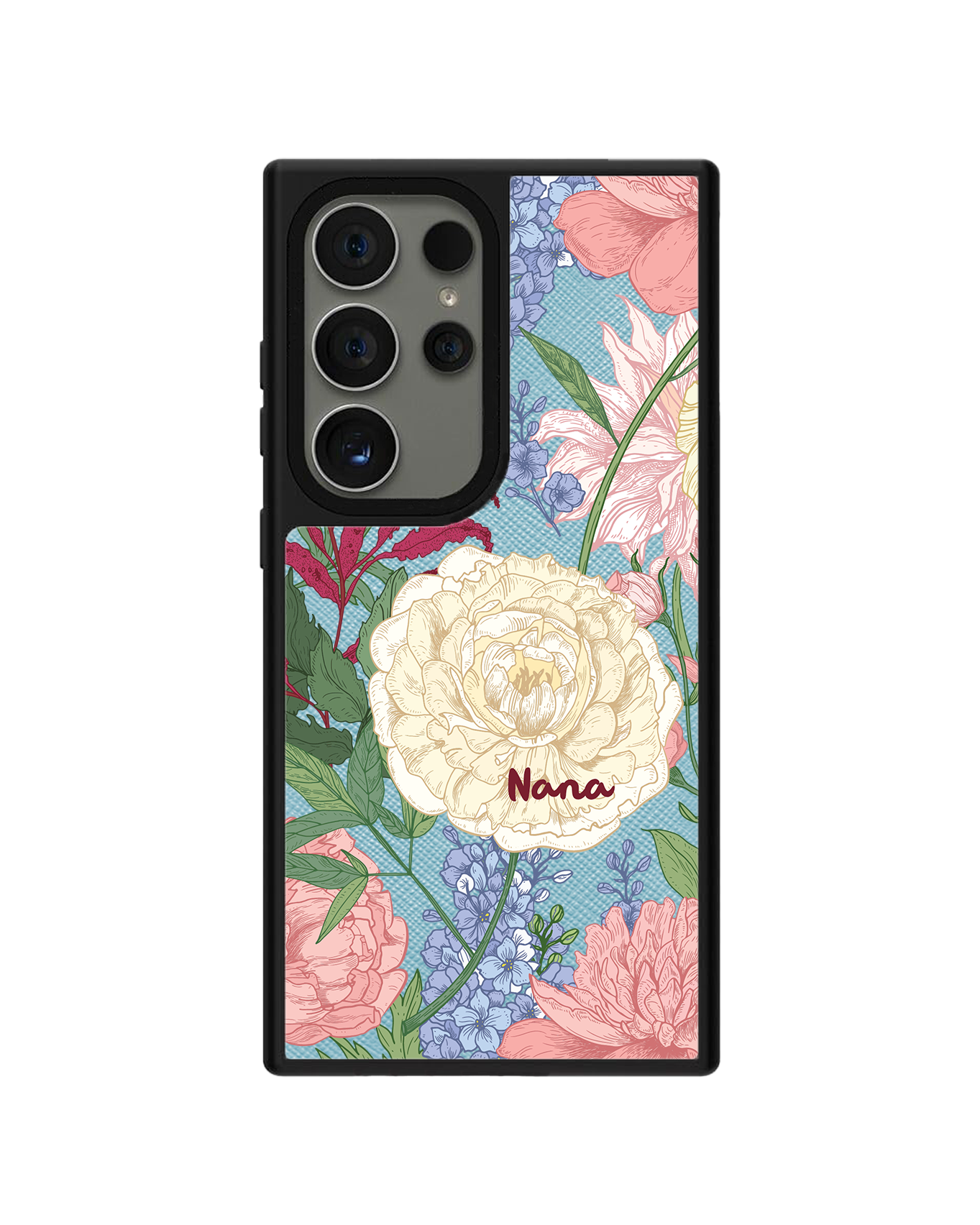 Android Leather Grip - July Delphinium