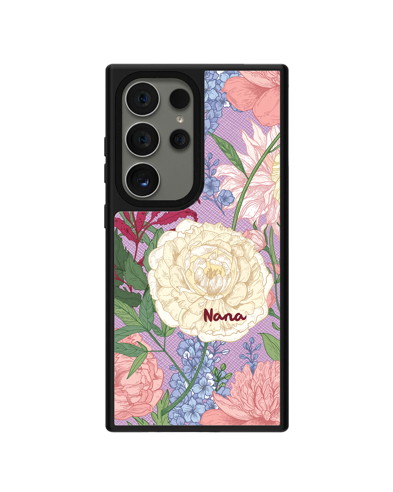 Android Leather Grip - July Delphinium