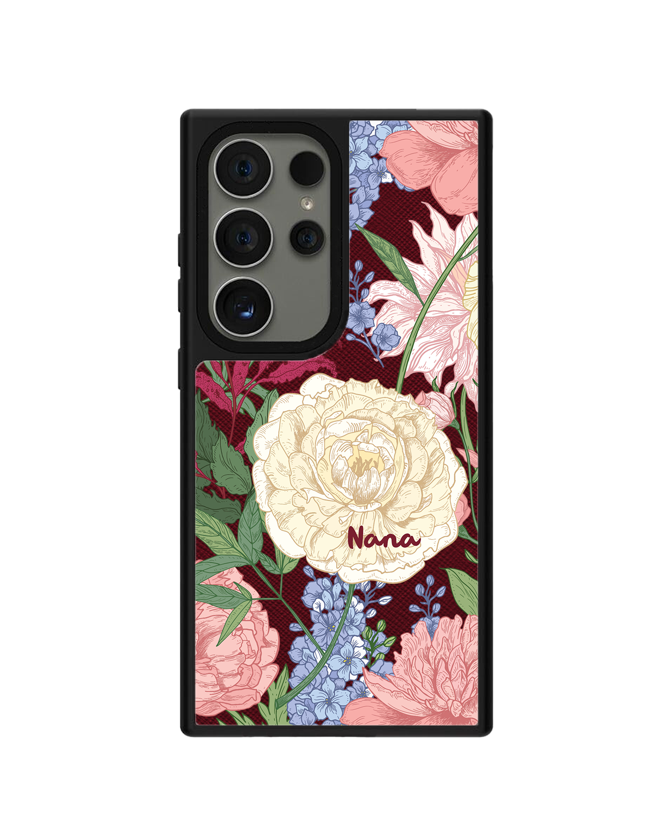 Android Leather Grip - July Delphinium
