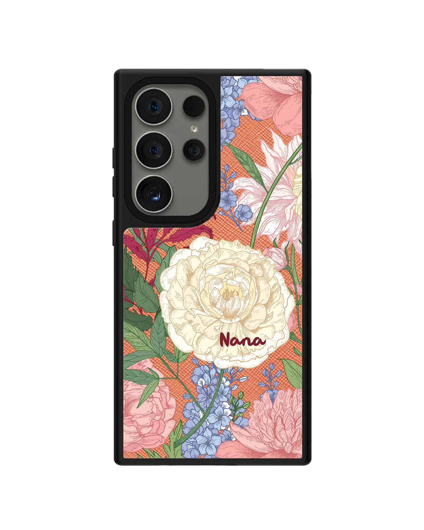 Android Leather Grip - July Delphinium
