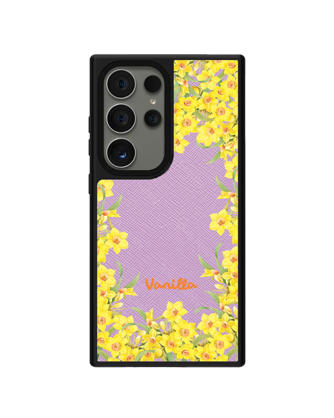 Android Leather Grip - March Daffodils