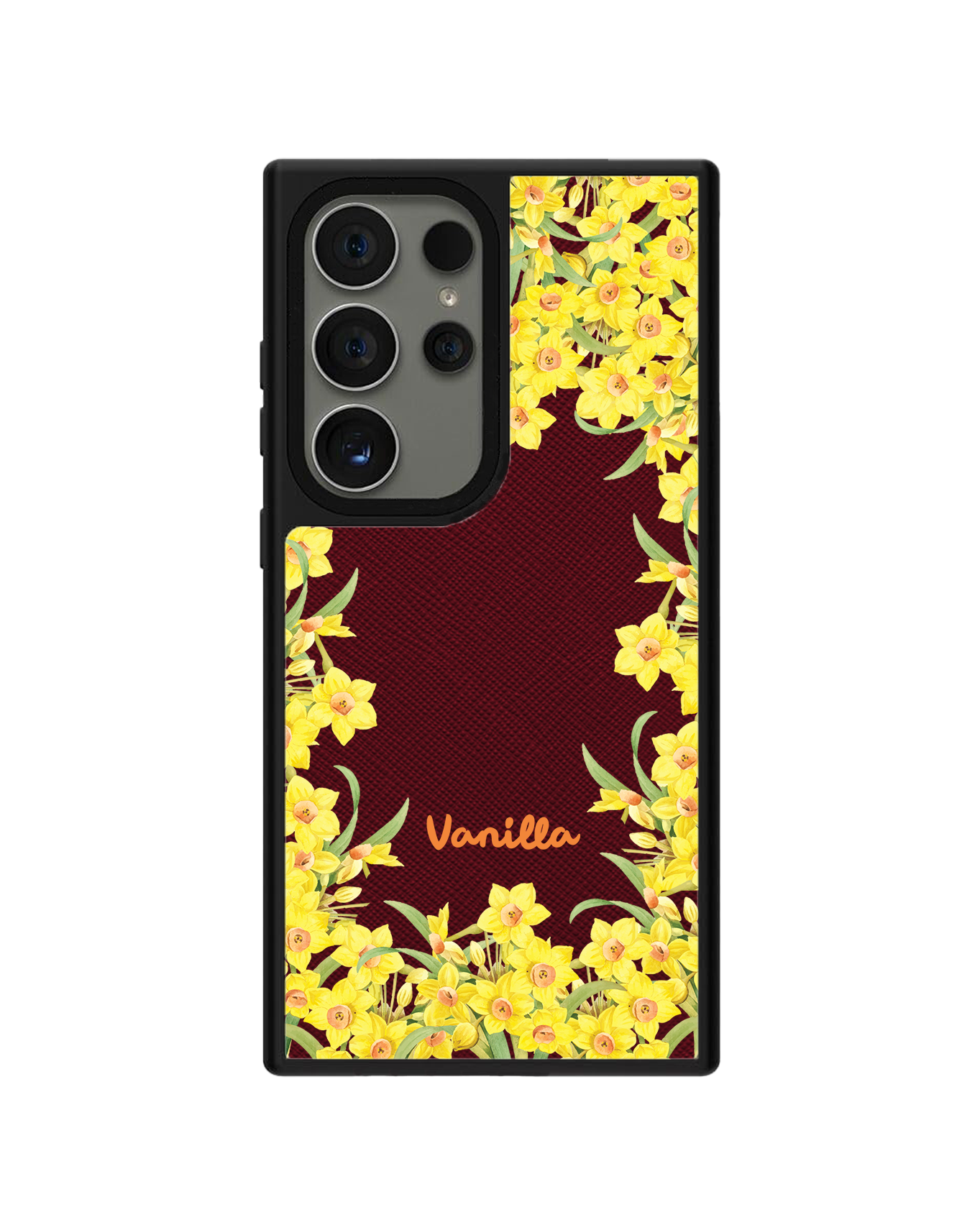 Android Leather Grip - March Daffodils