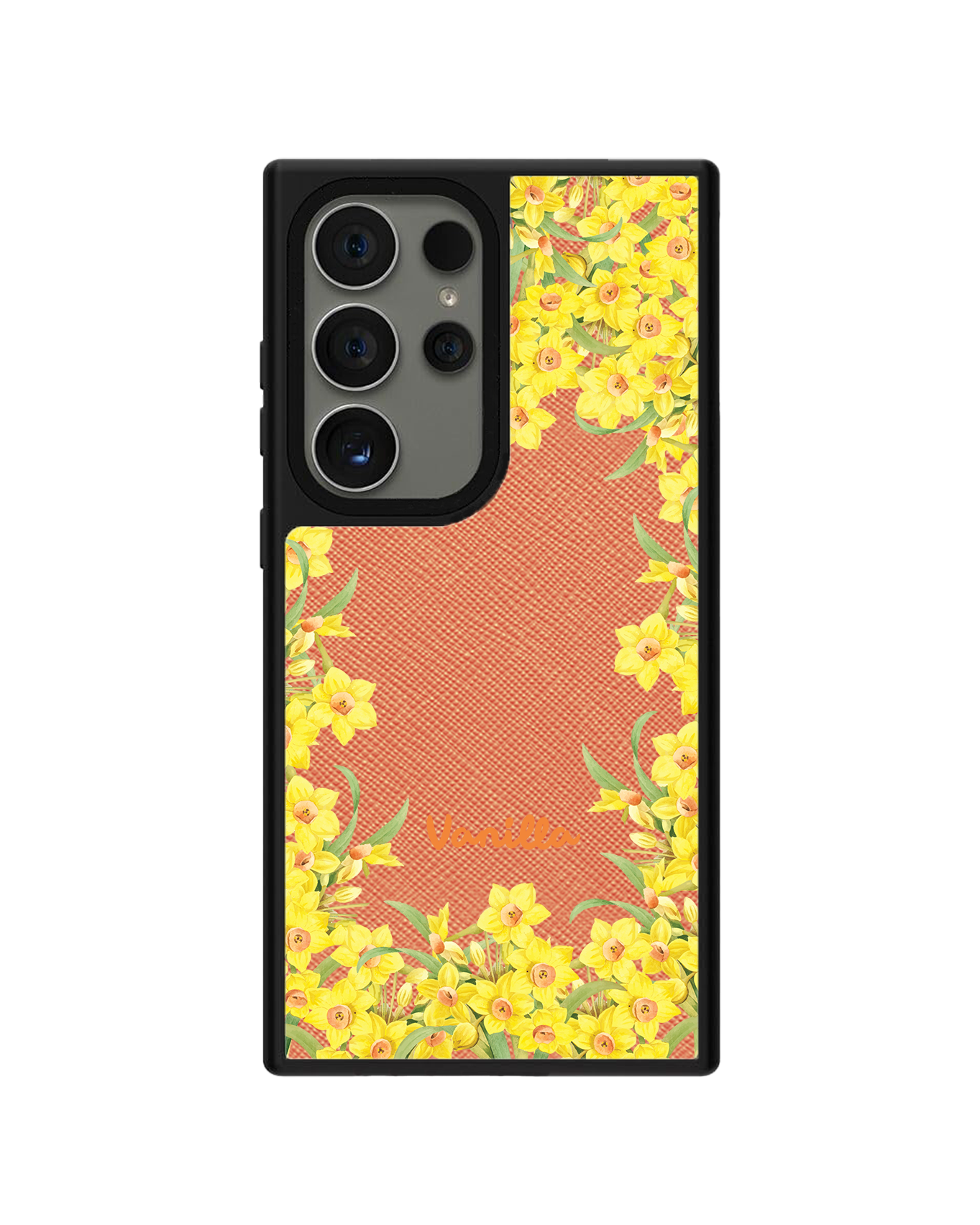 Android Leather Grip - March Daffodils