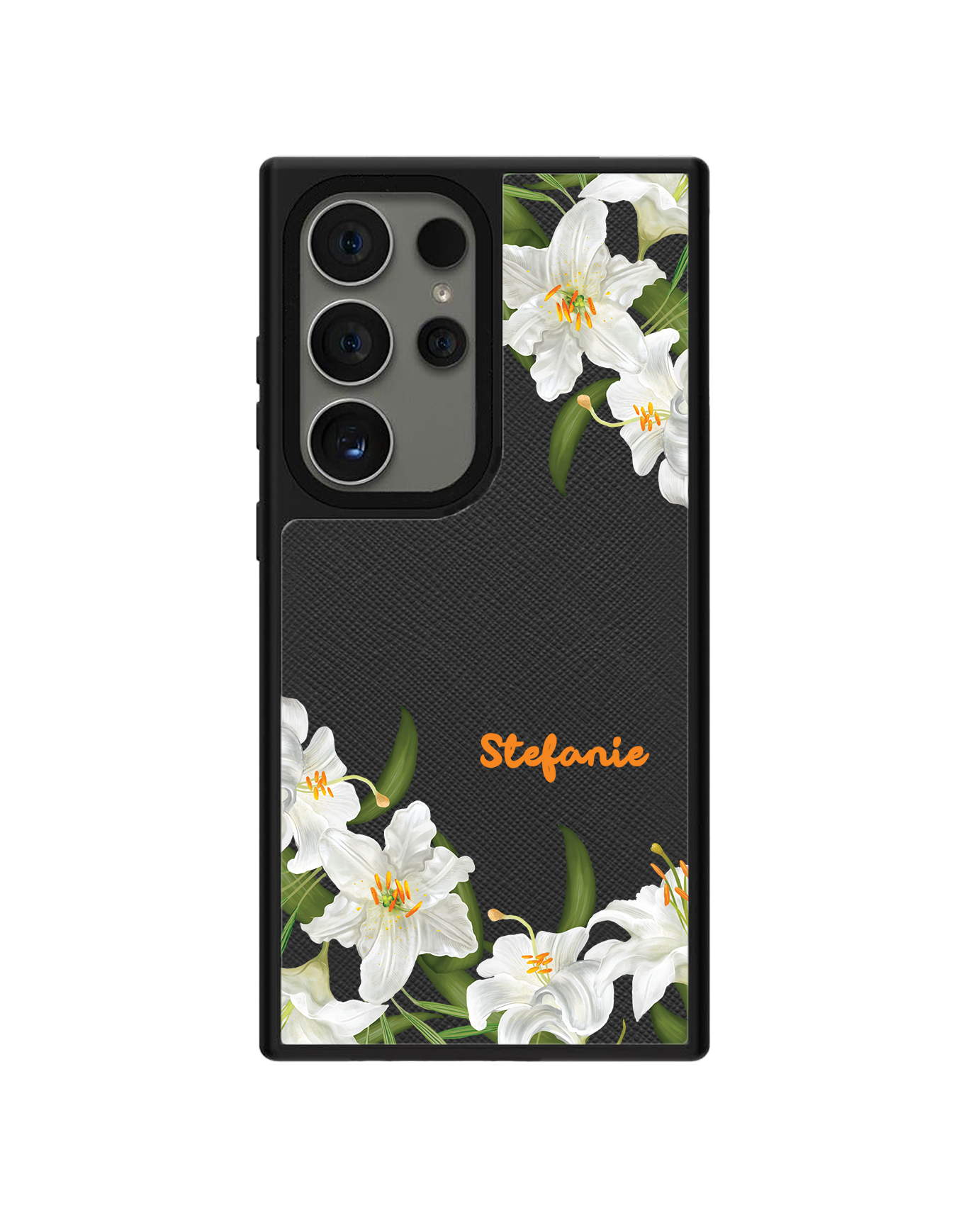 Android Leather Grip - May Lily of the Valley