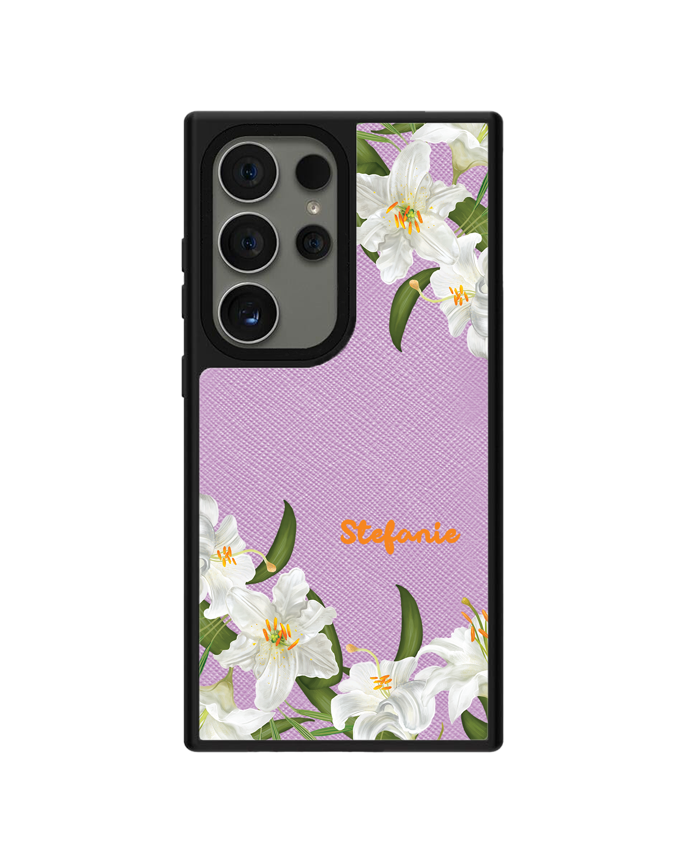 Android Leather Grip - May Lily of the Valley