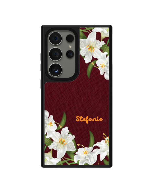Android Leather Grip - May Lily of the Valley