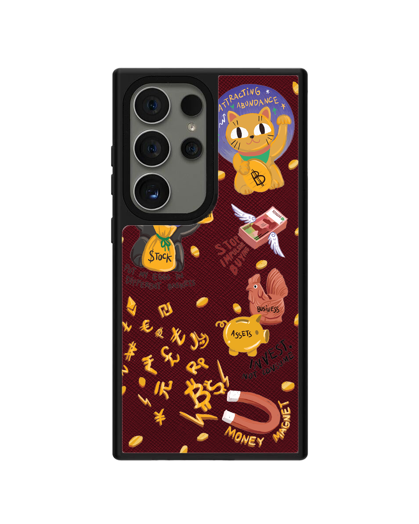Android Leather Grip - I Am... Money Magnet!!!