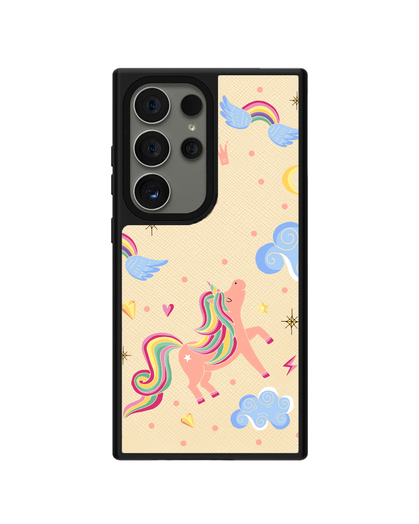 Android Leather Grip - Pegasus in Fairytale