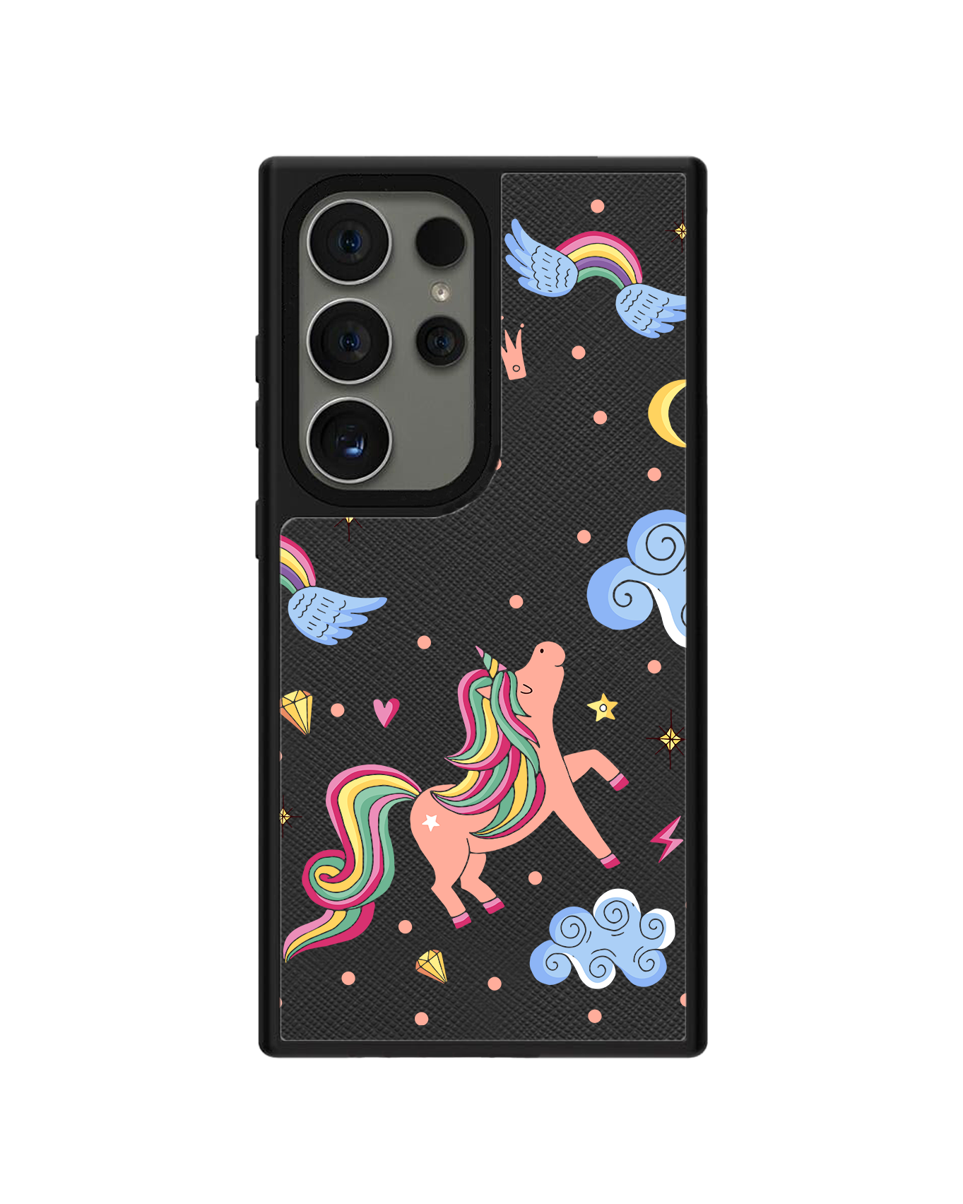 Android Leather Grip - Pegasus in Fairytale