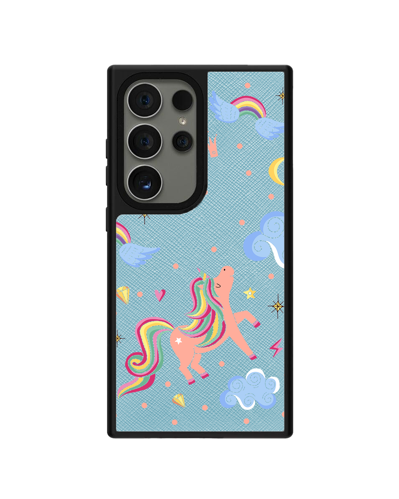 Android Leather Grip - Pegasus in Fairytale