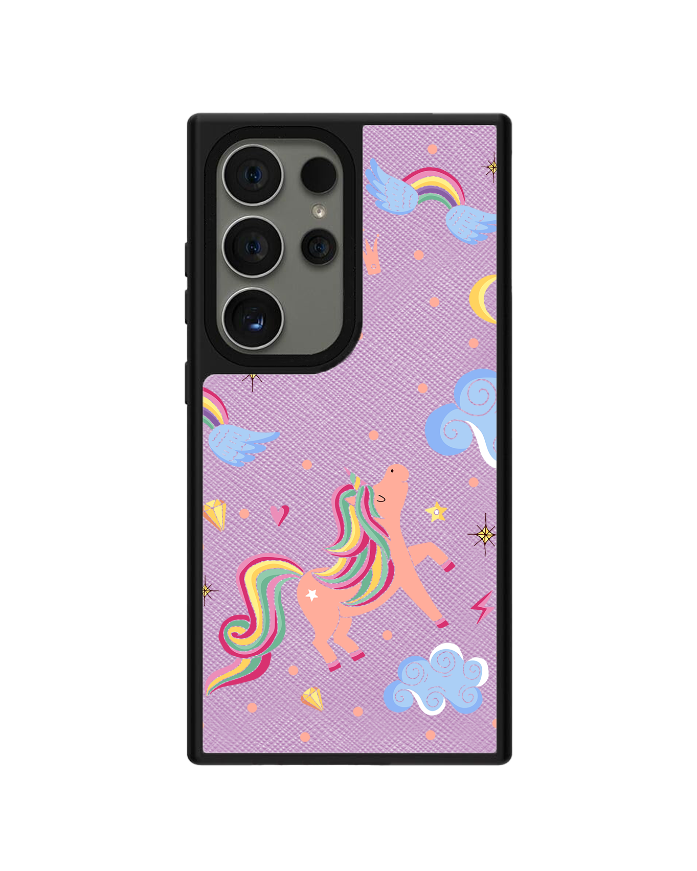 Android Leather Grip - Pegasus in Fairytale