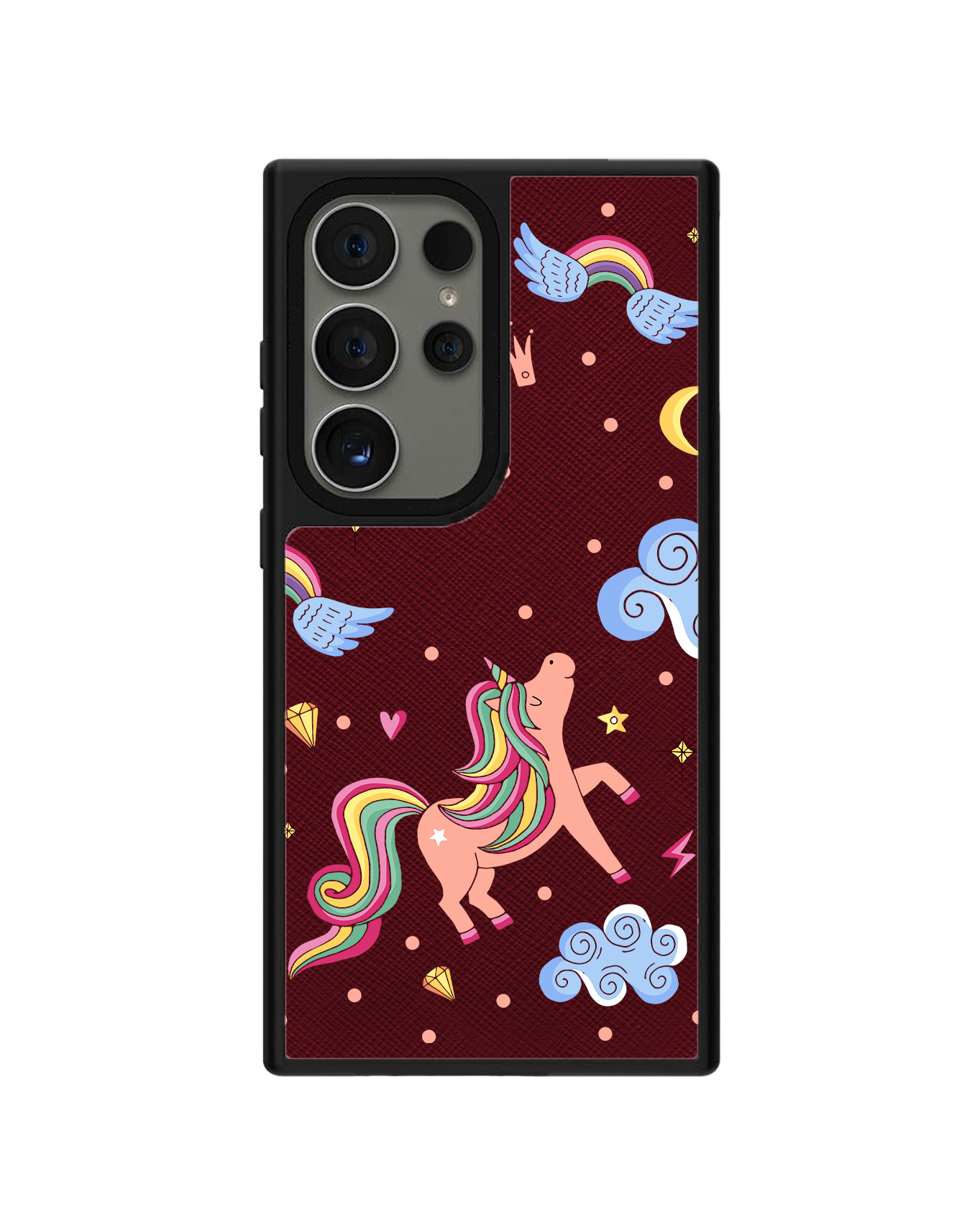 Android Leather Grip - Pegasus in Fairytale