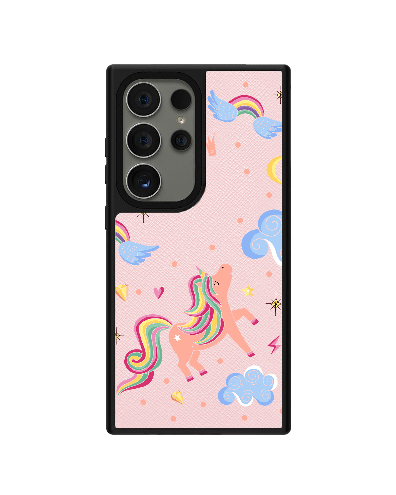 Android Leather Grip - Pegasus in Fairytale