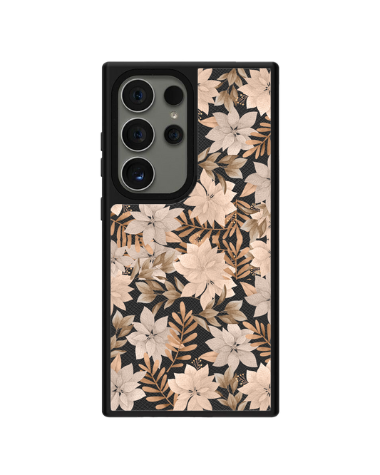 Android Leather Grip - Rustic Lily