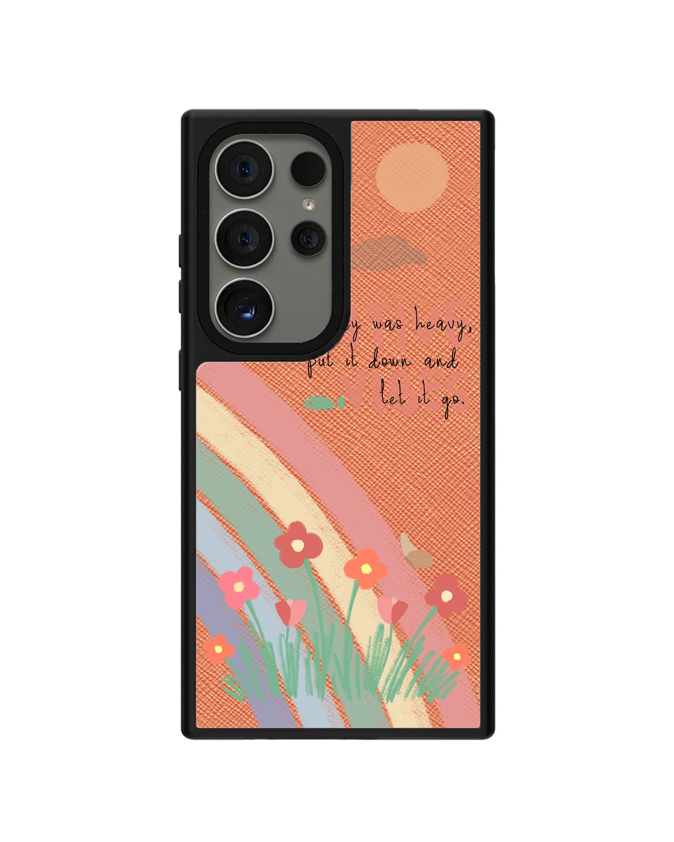 Android Leather Grip - Positive Vibes