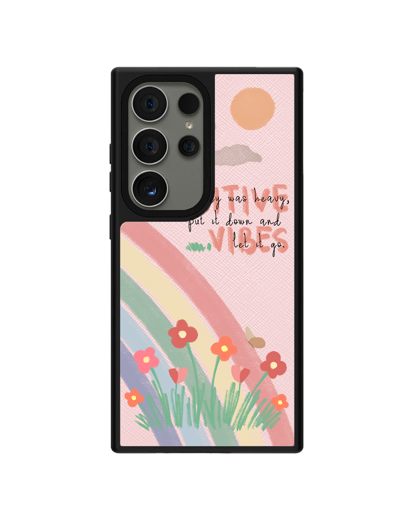 Android Leather Grip - Positive Vibes