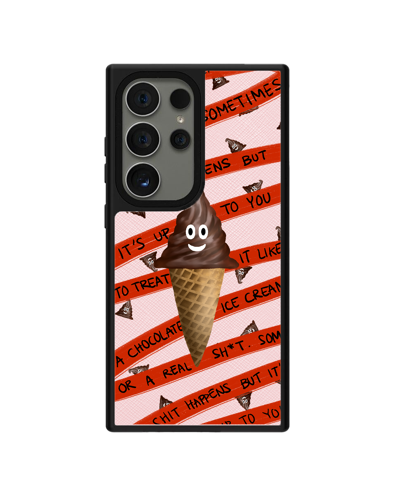 Android Leather Grip - Oh.. Sh*t Happens
