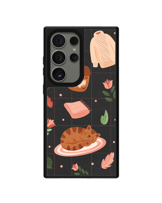 Android Leather Grip - Sleepy Autumn