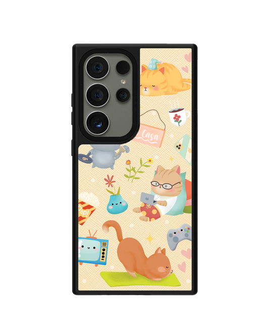 Android Leather Grip - Stay Home