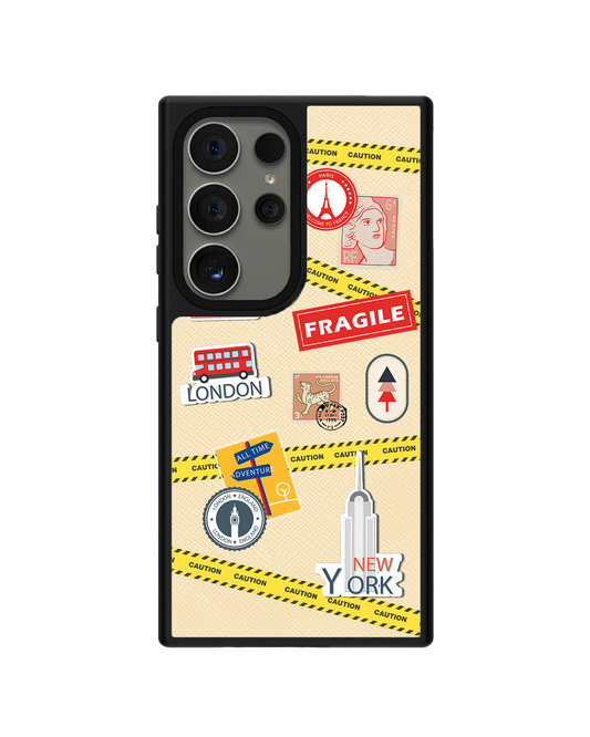 Android Leather Grip - Travel Sticker