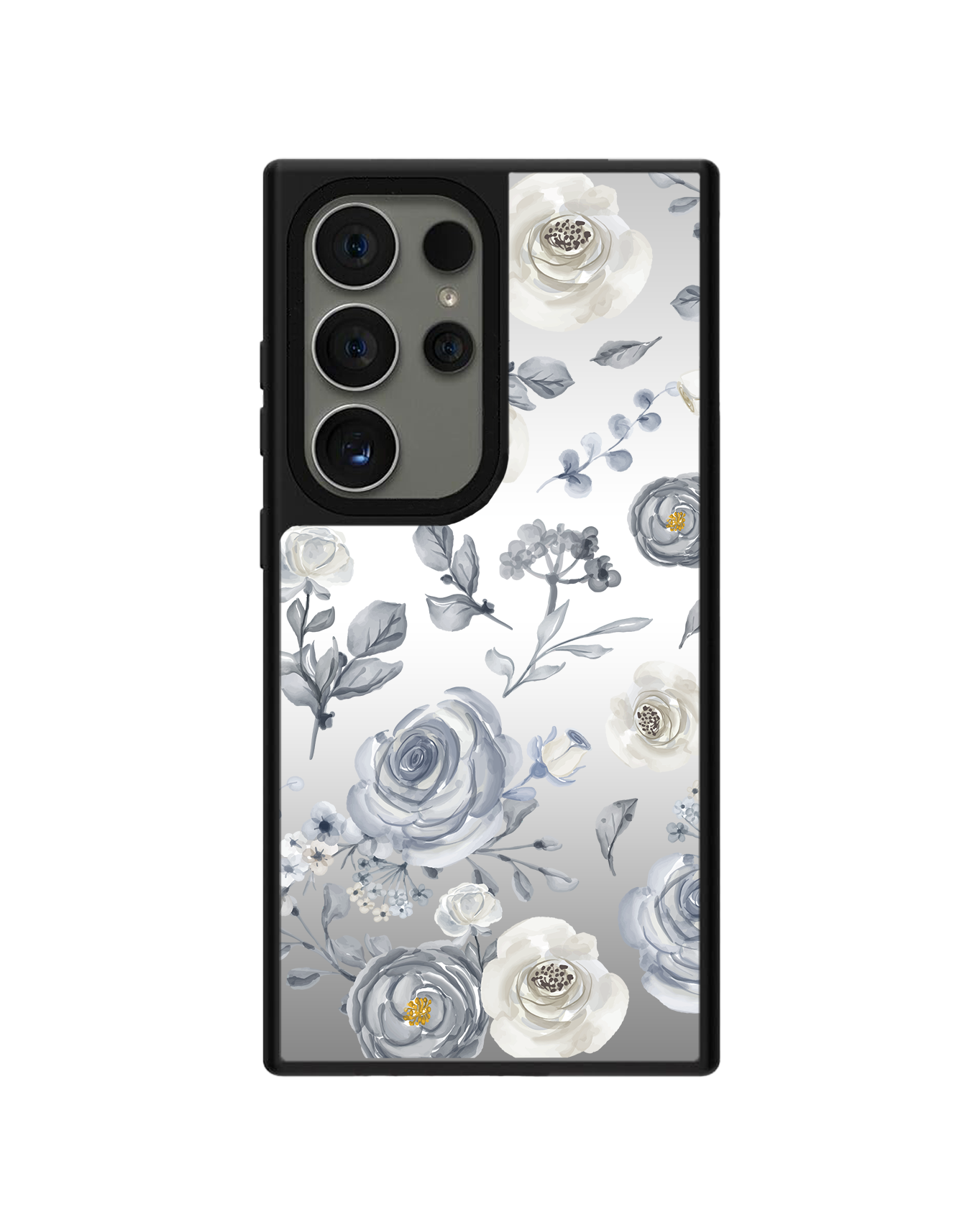 Android Mirror Grip - Blue Rose