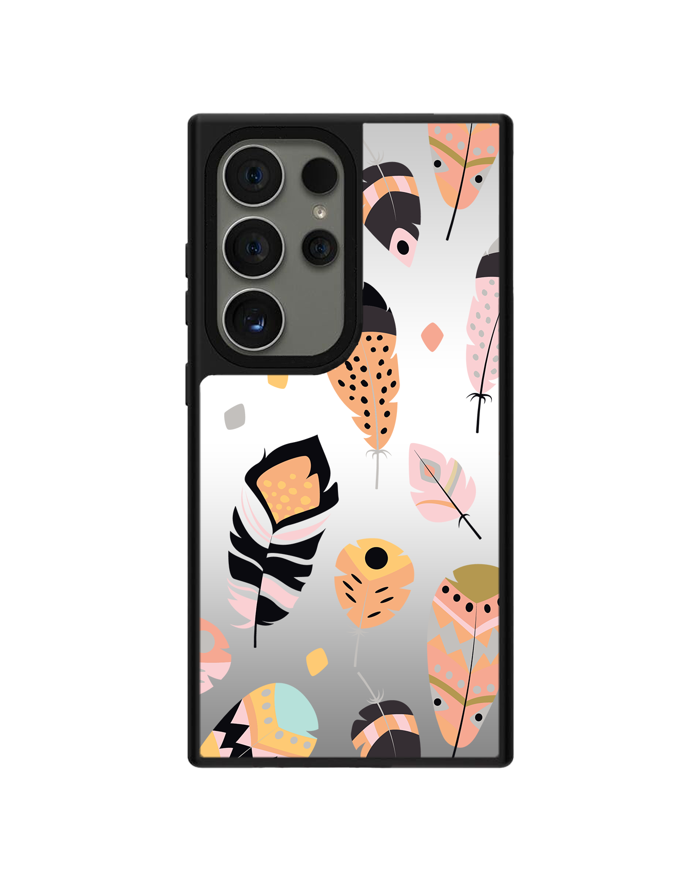 Android Mirror Grip - Feathers