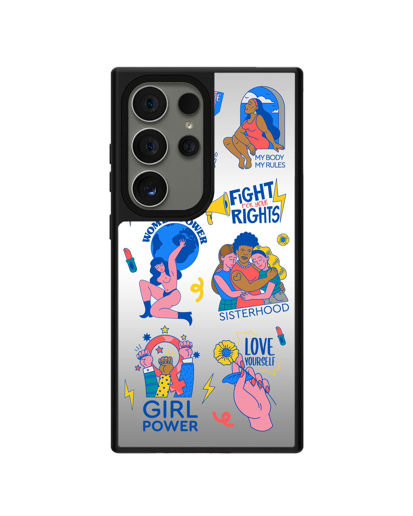 Android Mirror Grip - Girl Power 2.0