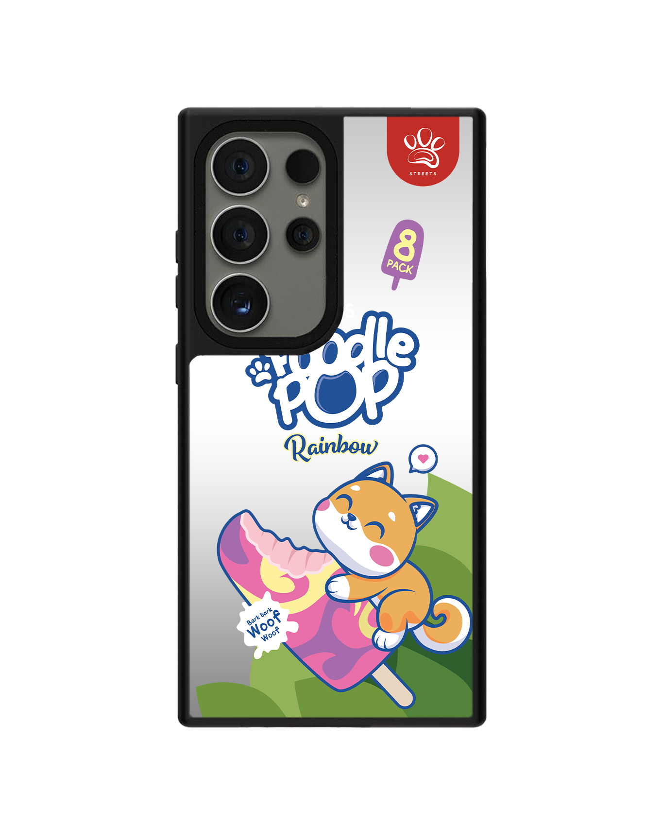 Android Mirror Grip - Poodle Pop