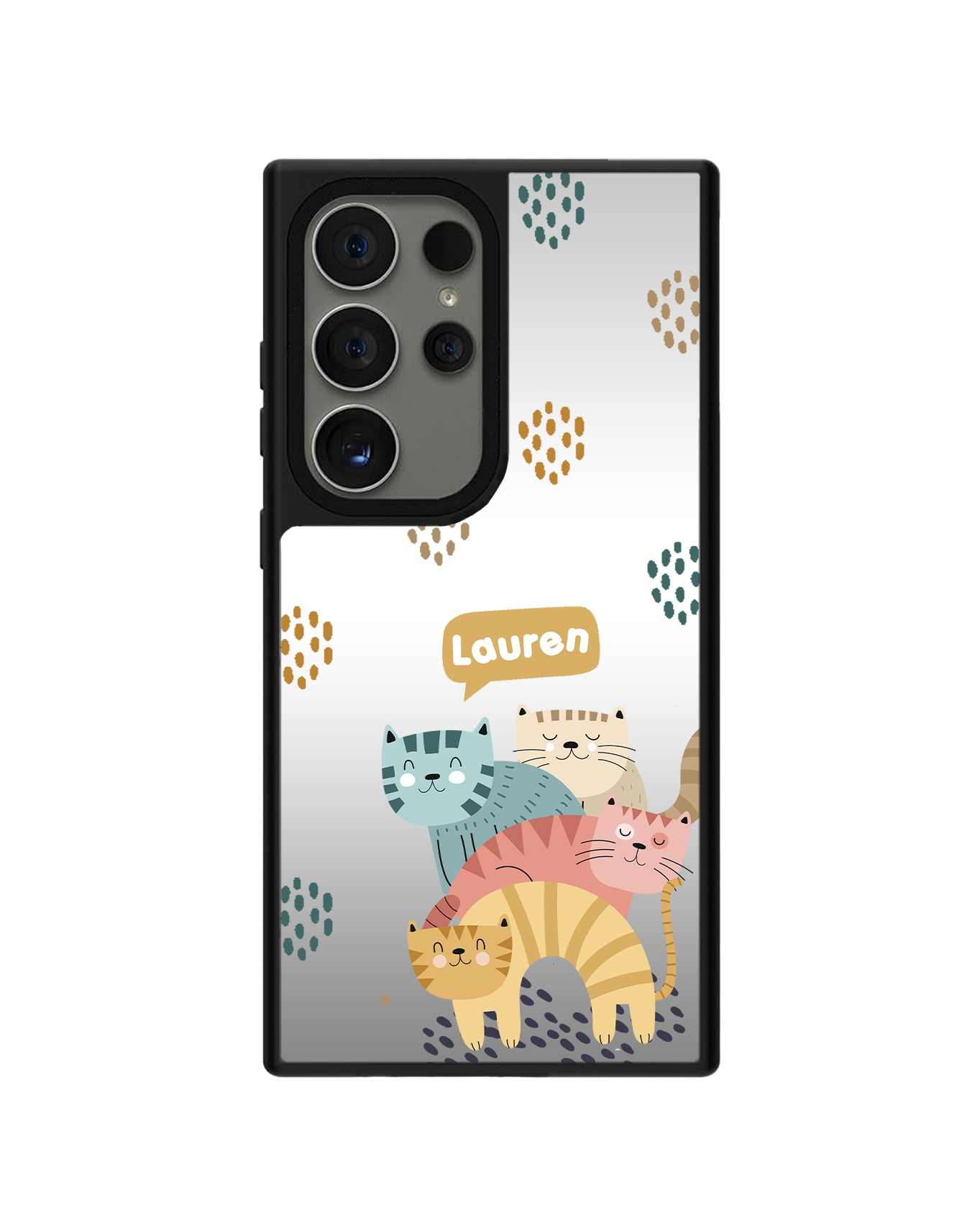 Android Mirror Grip - Rainbow Meow 2.0