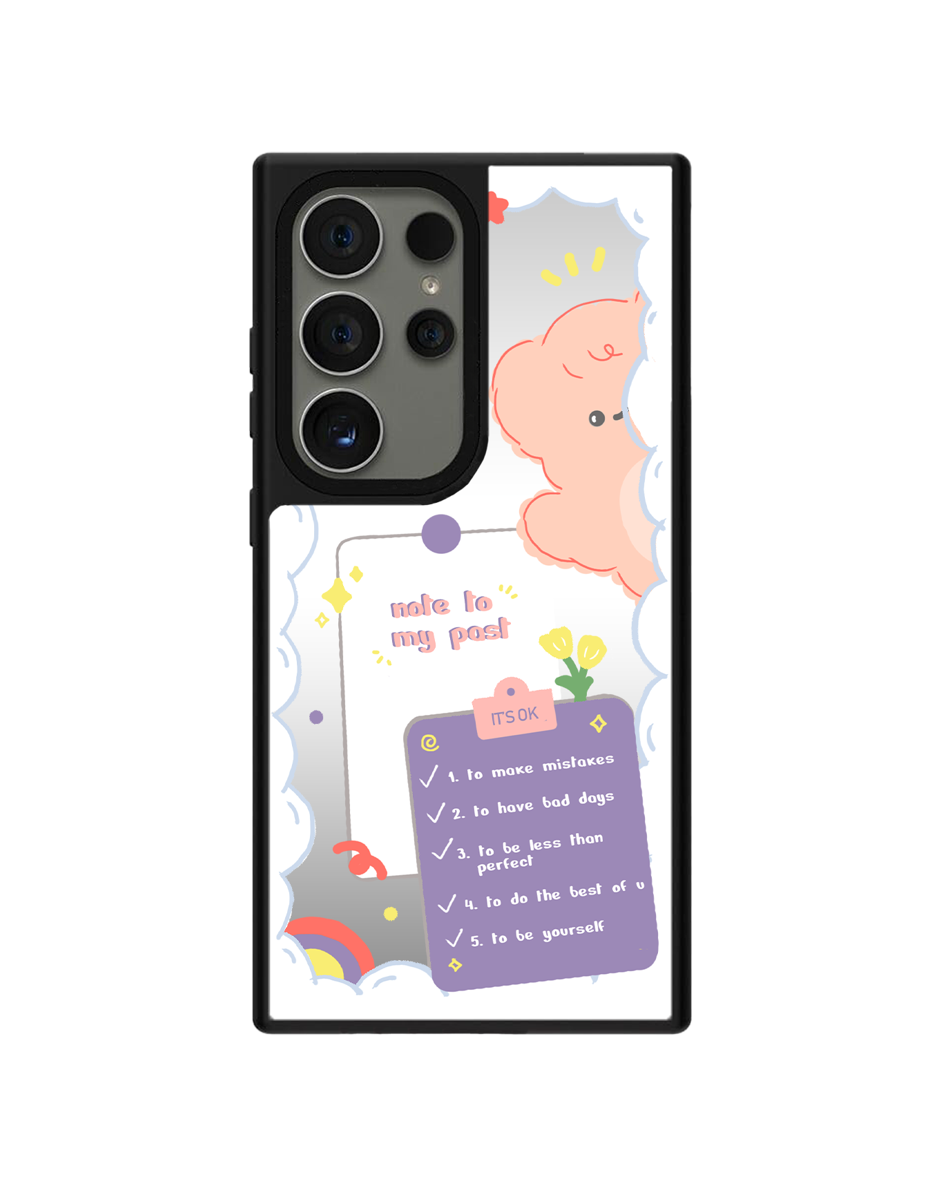 Android Mirror Grip - Note to my Past