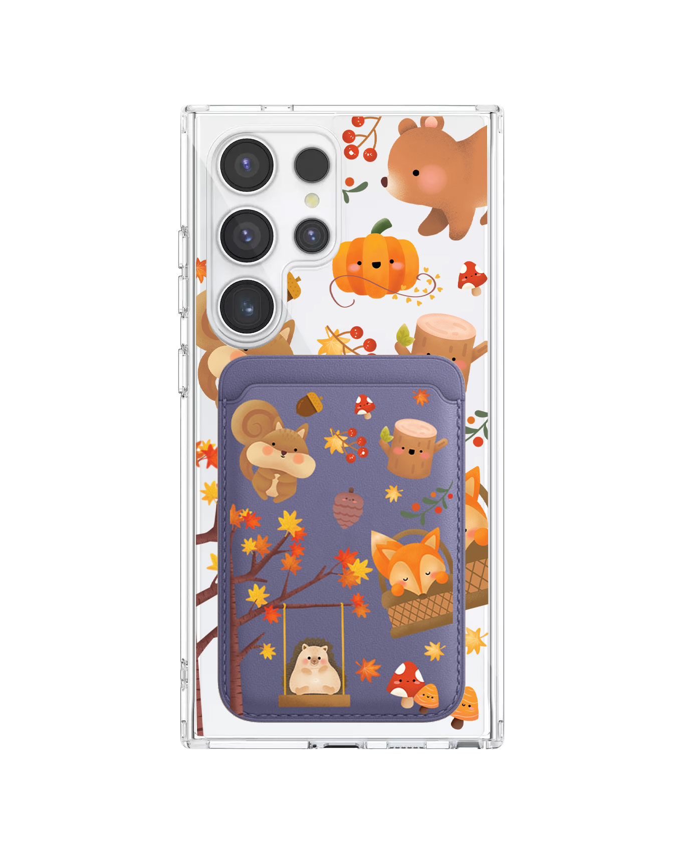 Android Magnetic Wallet Case - Autumn