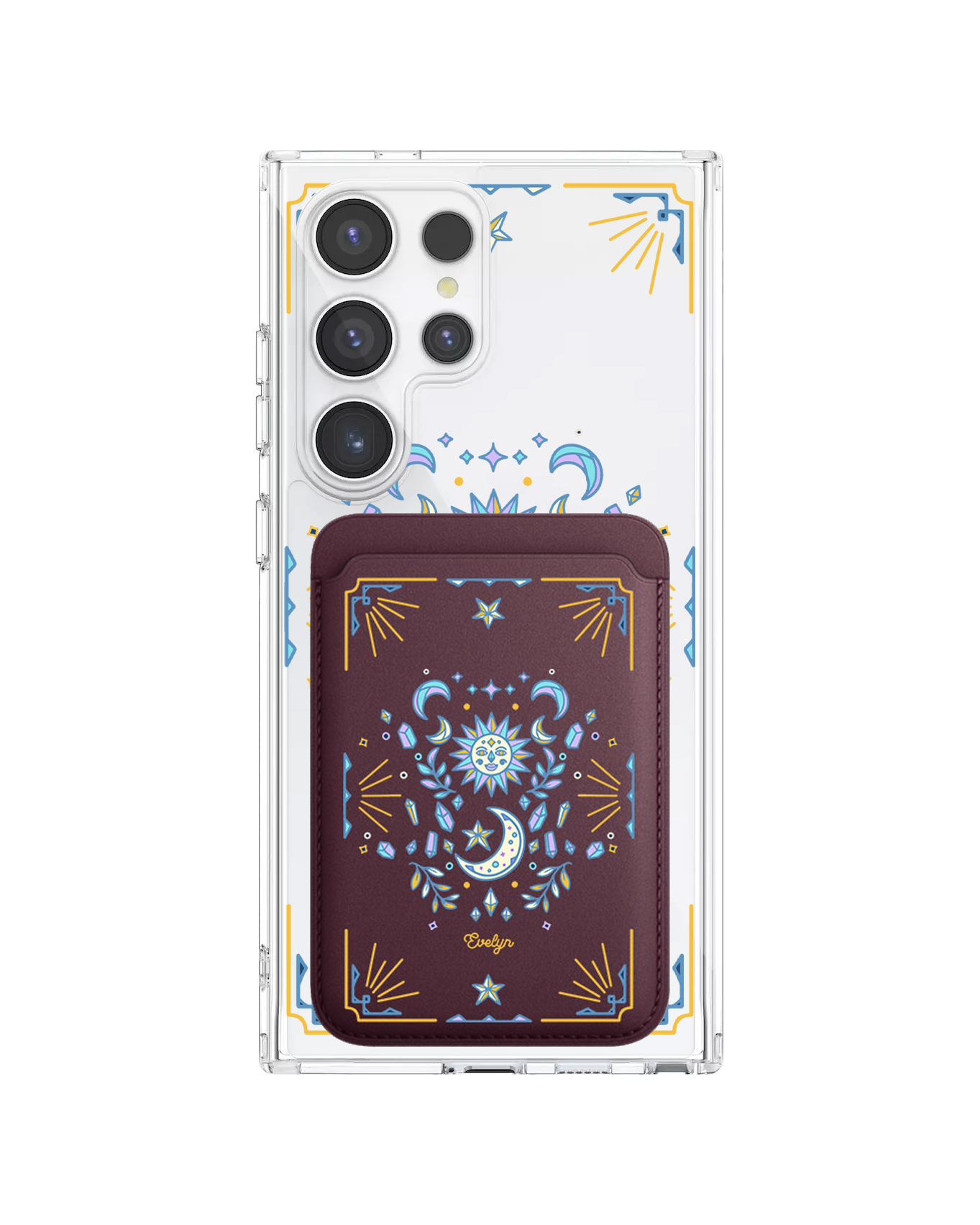 Android Magnetic Wallet Case - Cosmic Dream