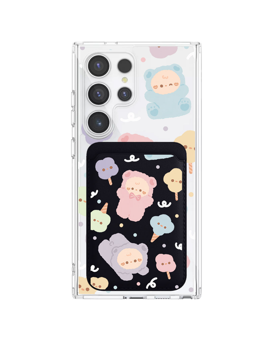 Android Magnetic Wallet Case - Cotton Teddy