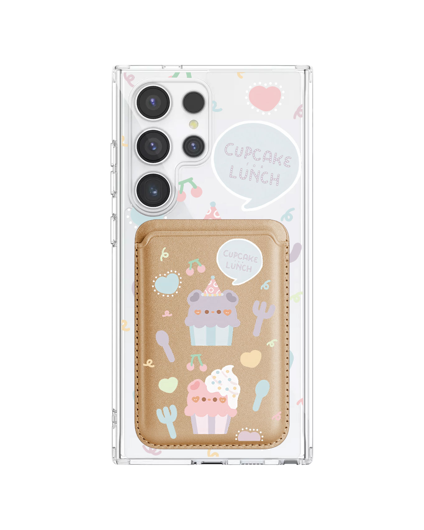 Android Magnetic Wallet Case - Cupcake