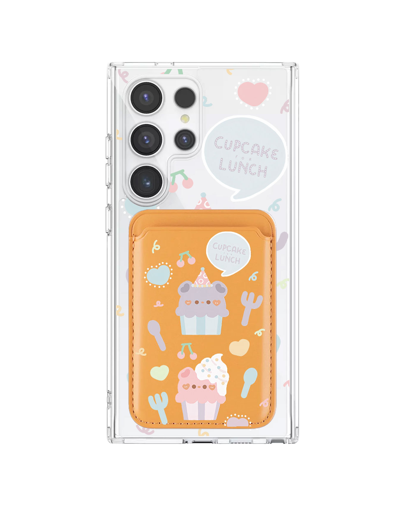 Android Magnetic Wallet Case - Cupcake