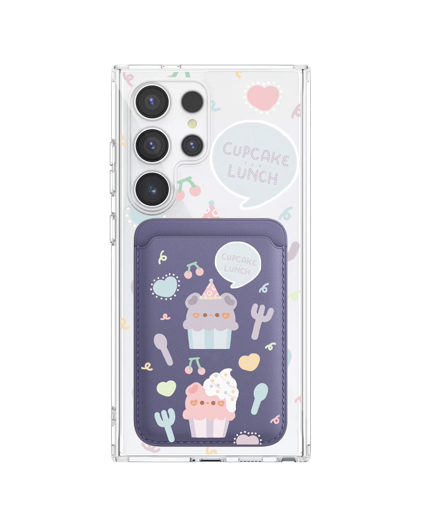 Android Magnetic Wallet Case - Cupcake