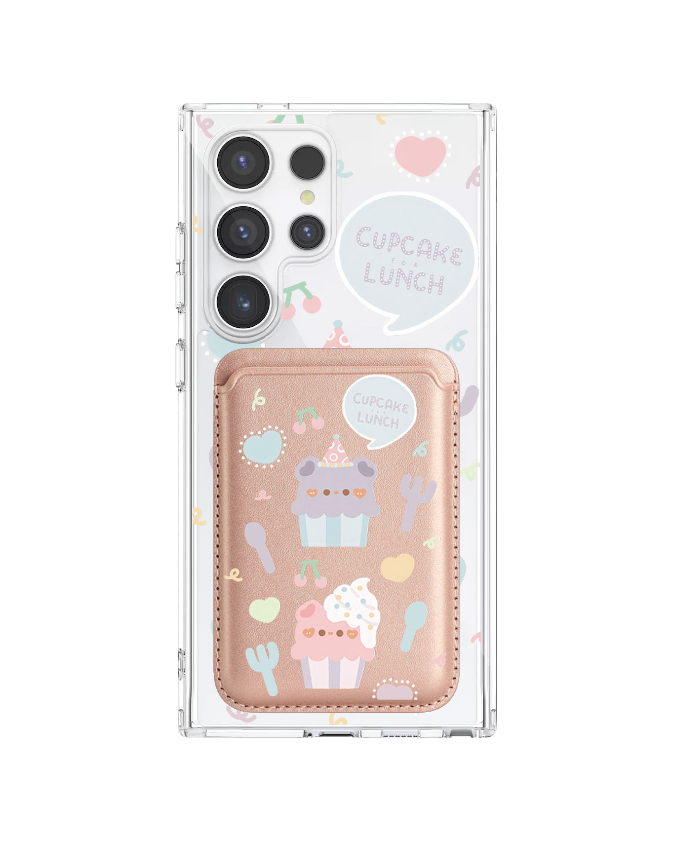 Android Magnetic Wallet Case - Cupcake