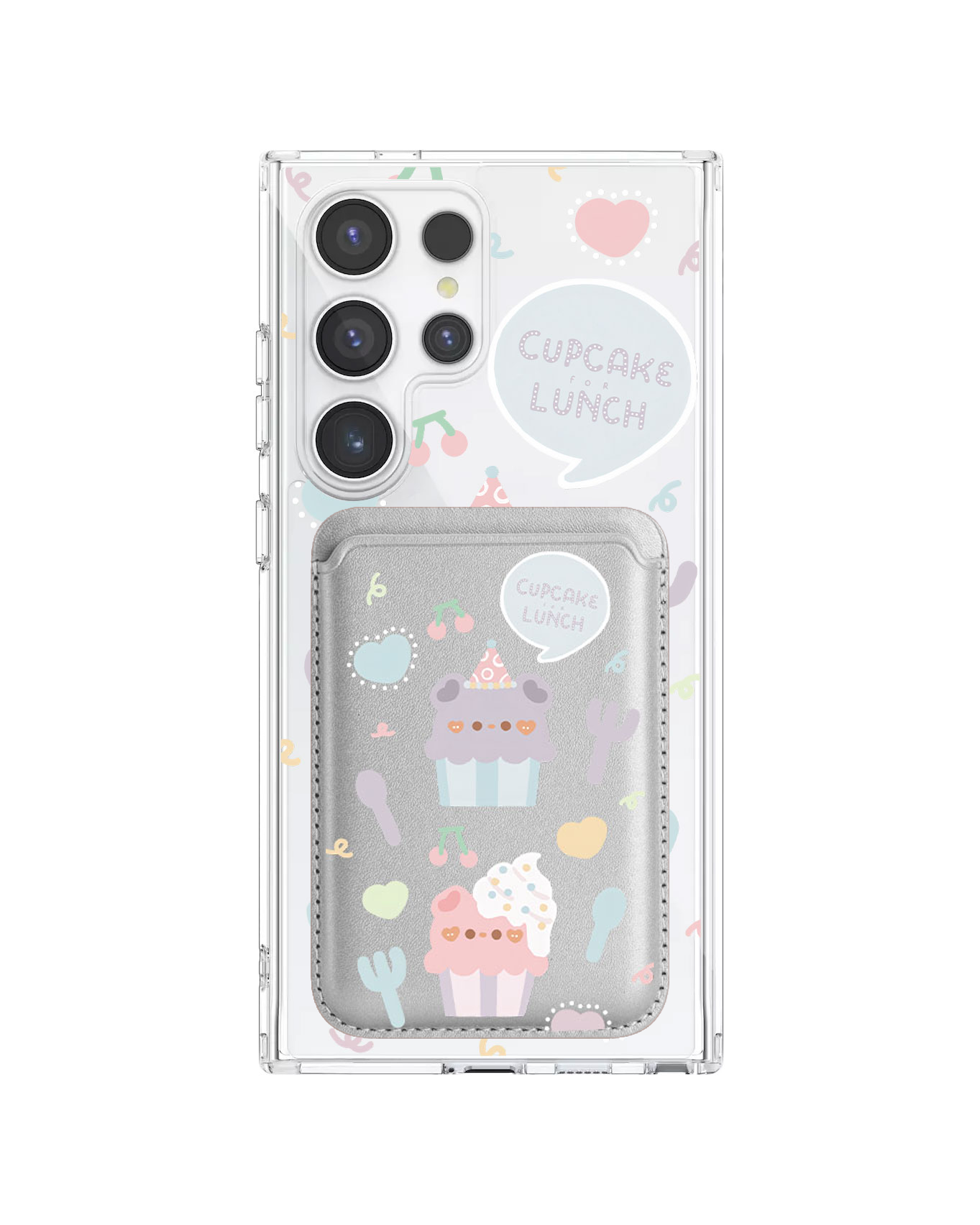 Android Magnetic Wallet Case - Cupcake
