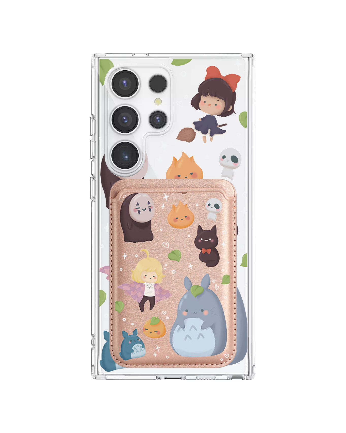Android Magnetic Wallet Case - Ghibli