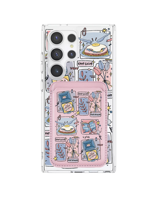 Android Magnetic Wallet Case - Grow (Sunnysidearteu)