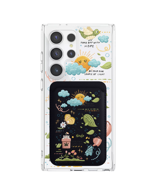 Android Magnetic Wallet Case - Growth