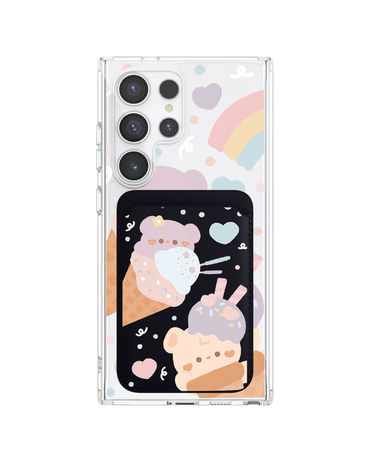 Android Magnetic Wallet Case - Ice Cream for Teddy
