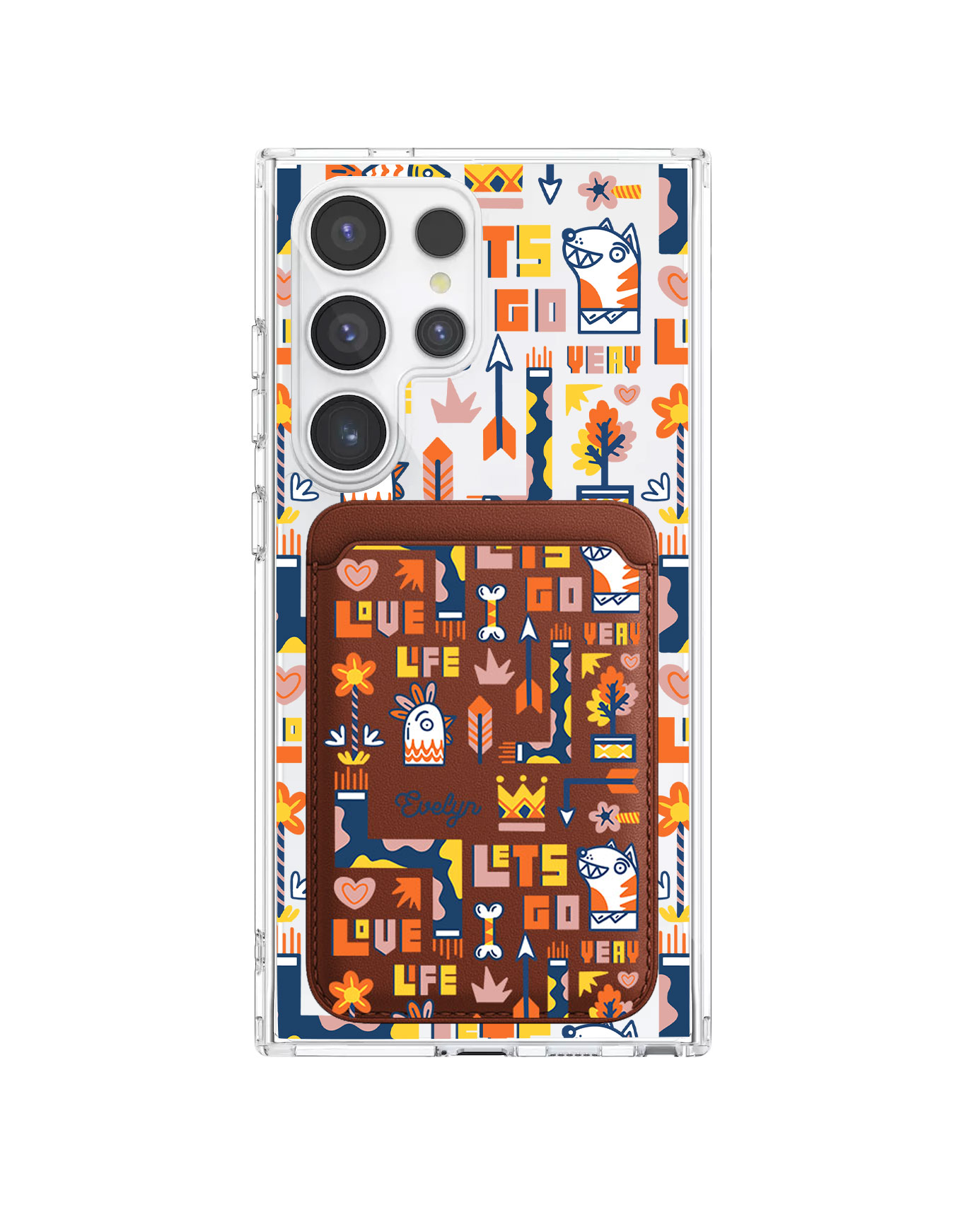Android Magnetic Wallet Case - Life in Colour