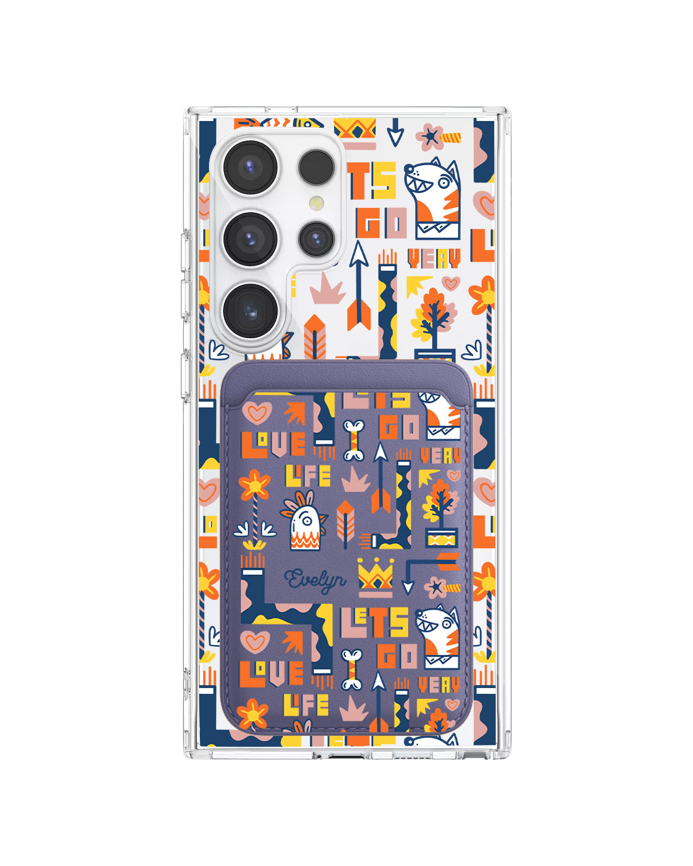 Android Magnetic Wallet Case - Life in Colour