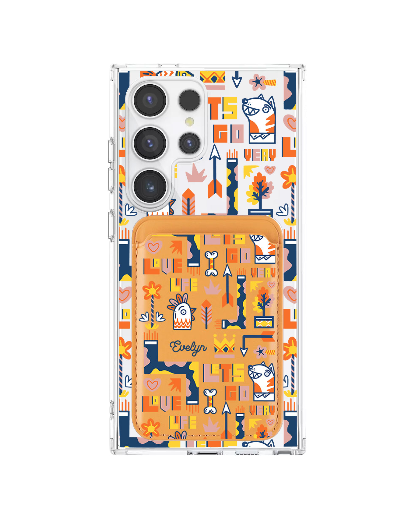 Android Magnetic Wallet Case - Life in Colour
