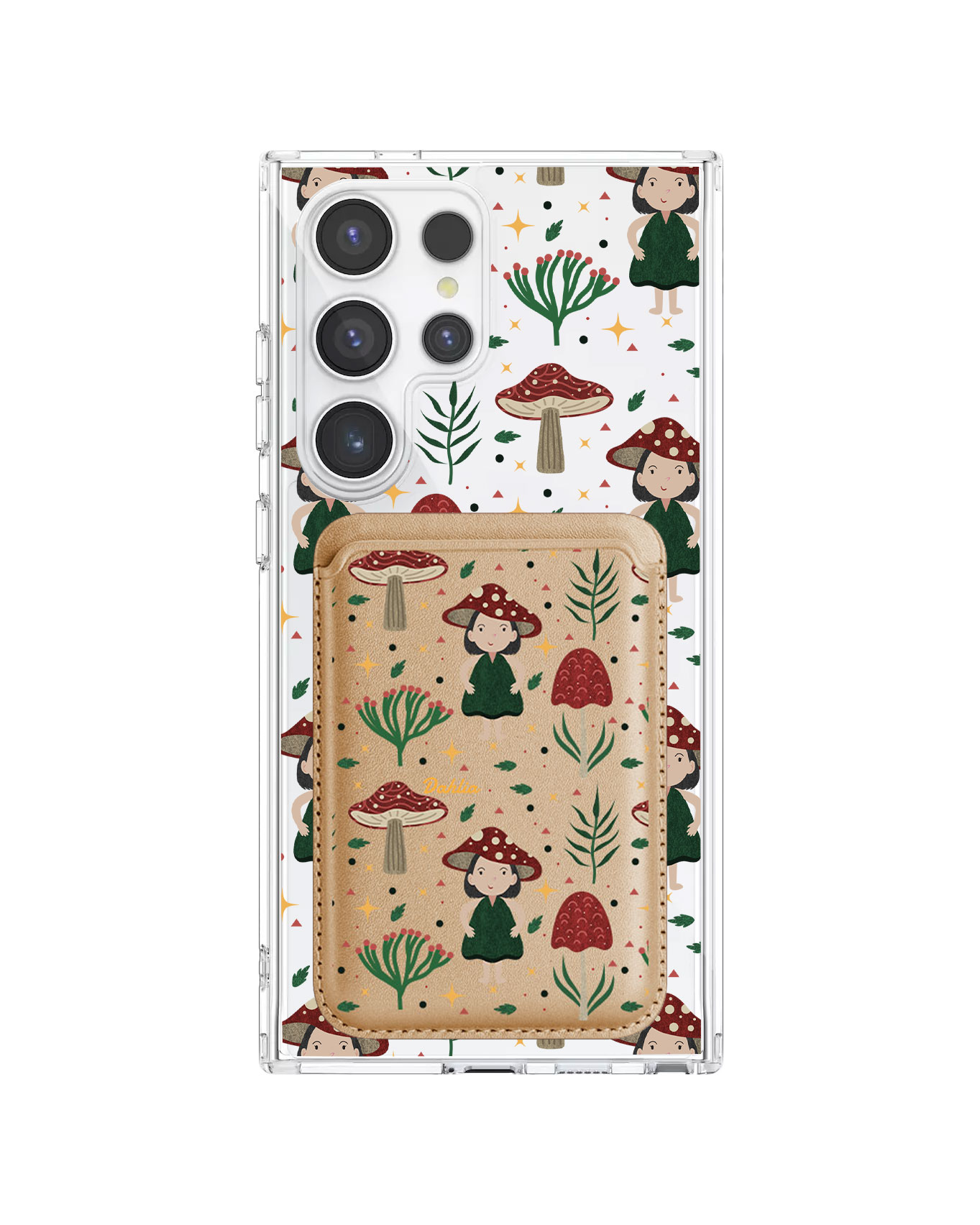 Android Magnetic Wallet Case - Lost in the Forest 2.0
