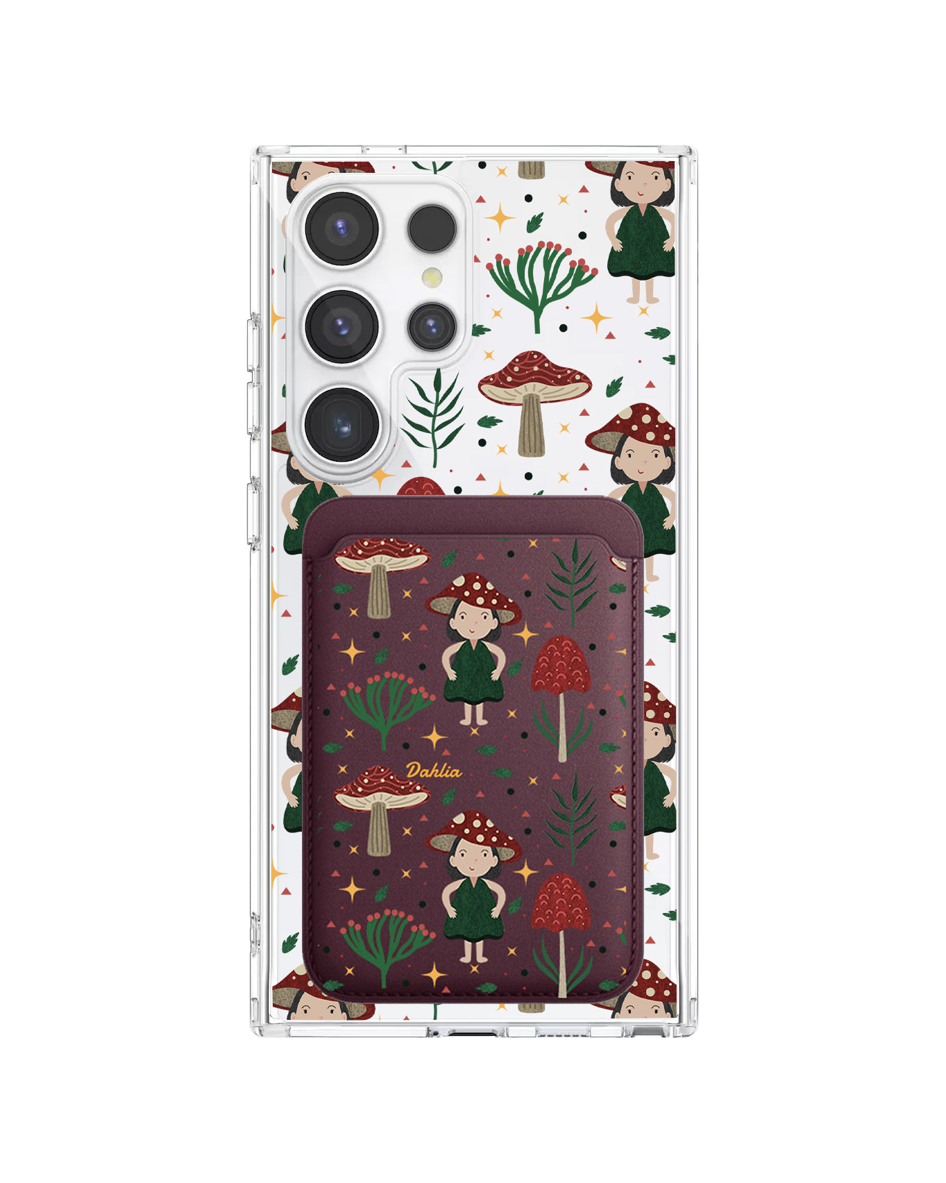 Android Magnetic Wallet Case - Lost in the Forest 2.0