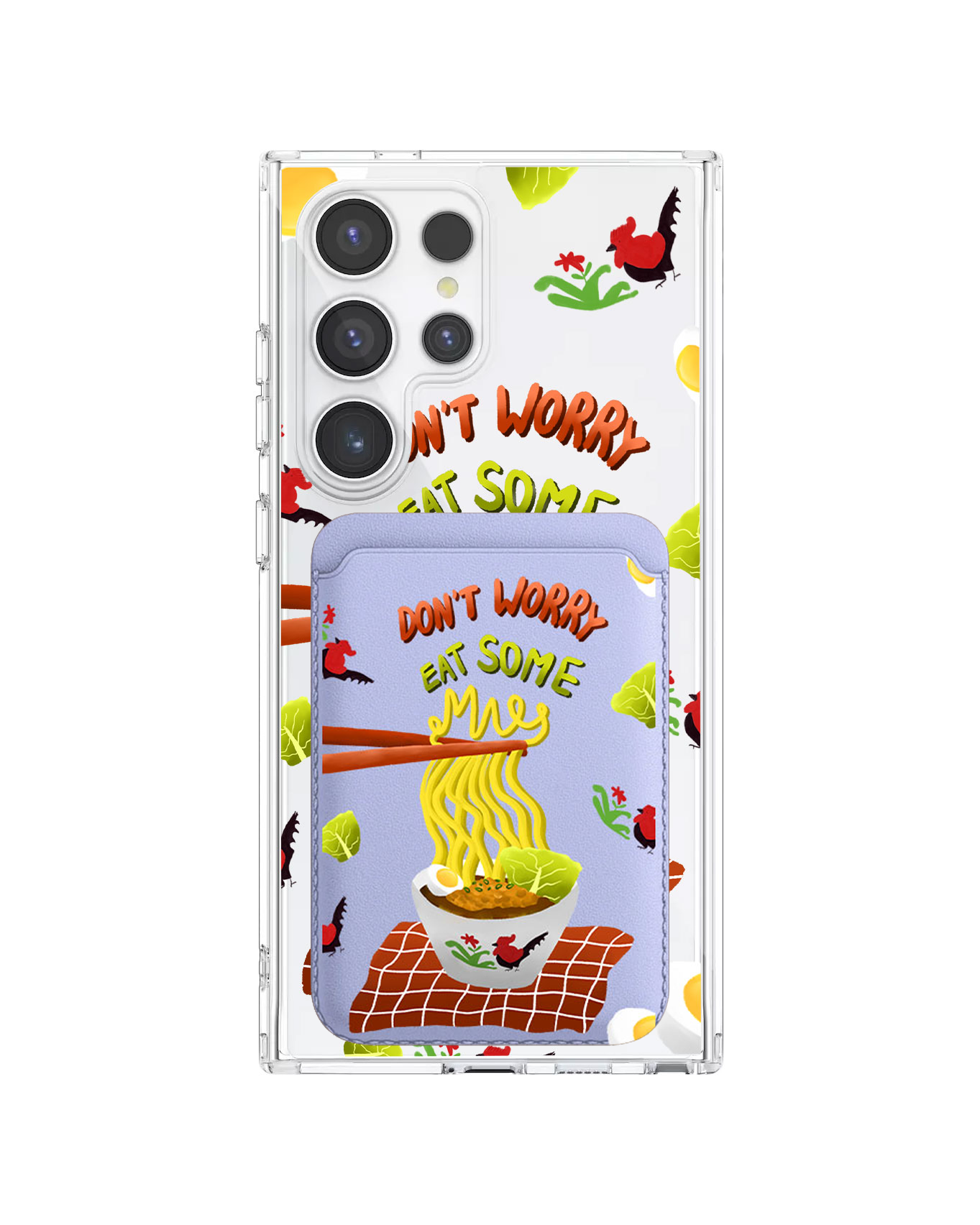 Android Magnetic Wallet Case - Go Eat Some Mie