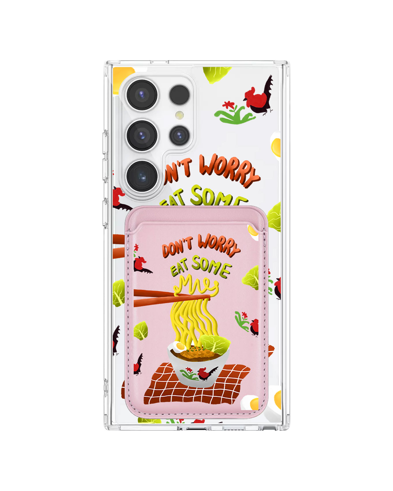 Android Magnetic Wallet Case - Go Eat Some Mie