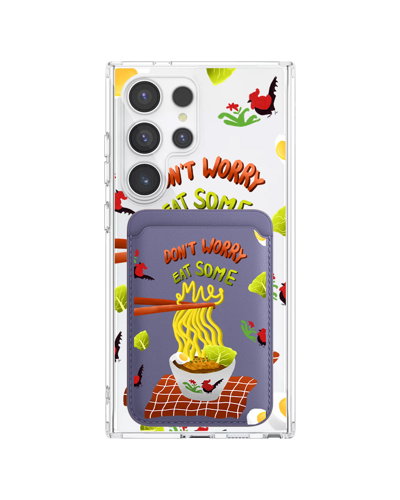 Android Magnetic Wallet Case - Go Eat Some Mie